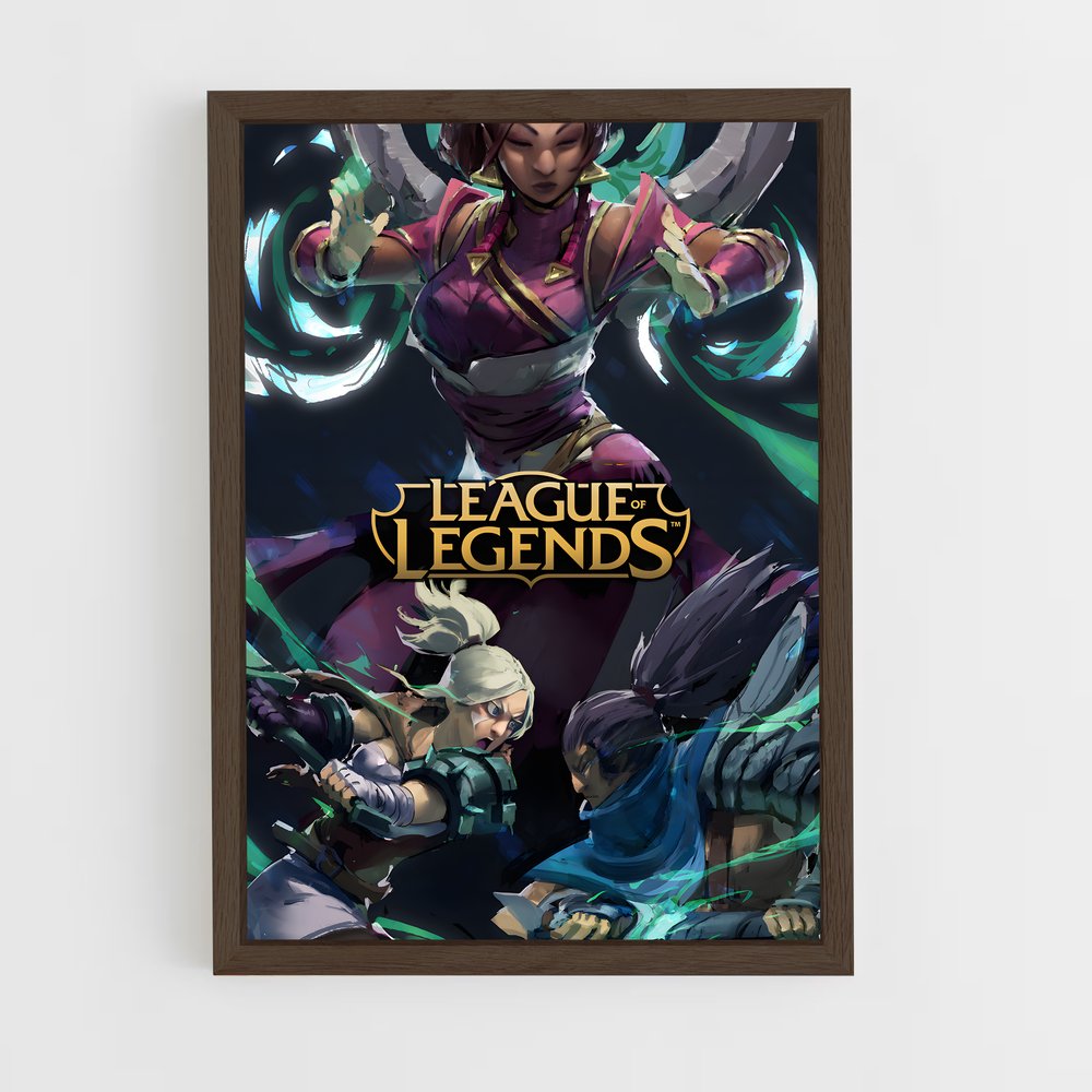 Poster LOL Guerrières – affiche League Of Legends (vue 5)