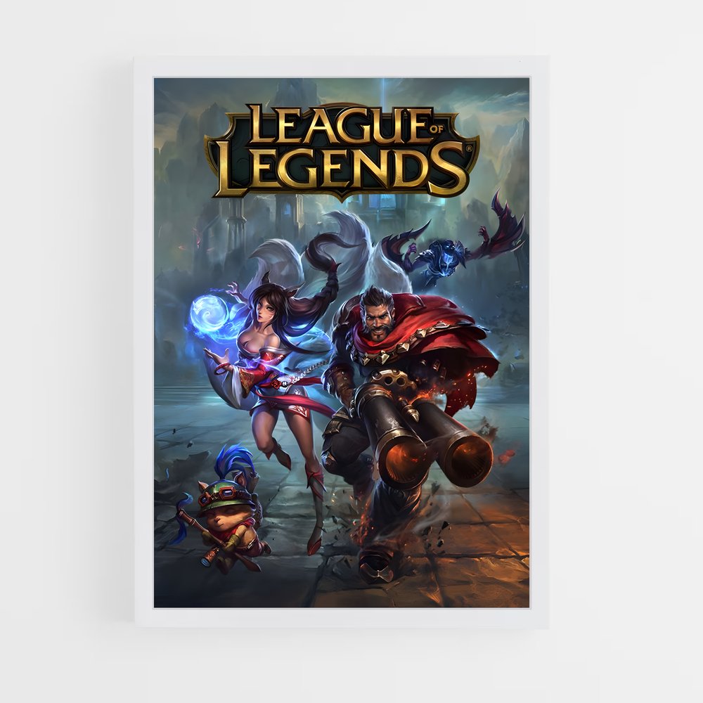 Poster League – affiche League Of Legends (vue 3)