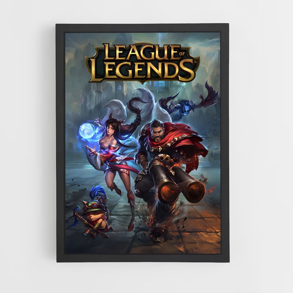 Poster League – affiche League Of Legends (vue 2)