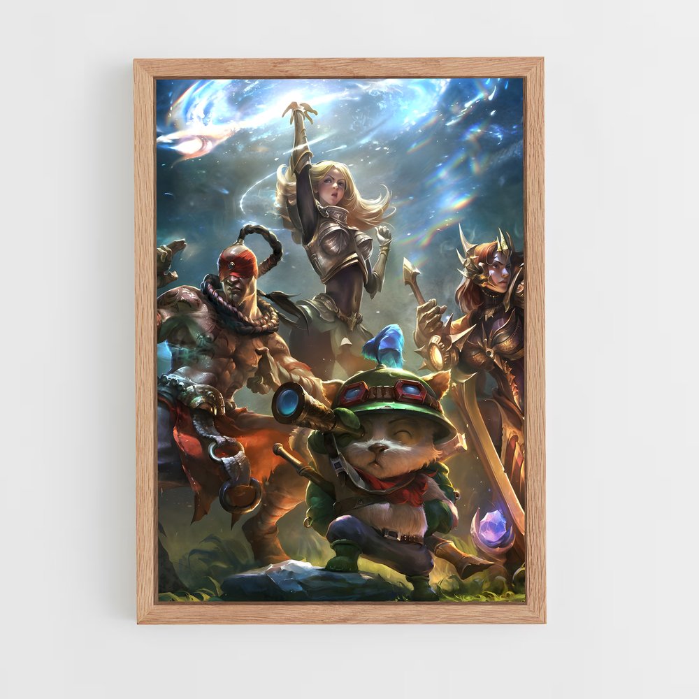 Poster Mid League of Legends (vue 4)