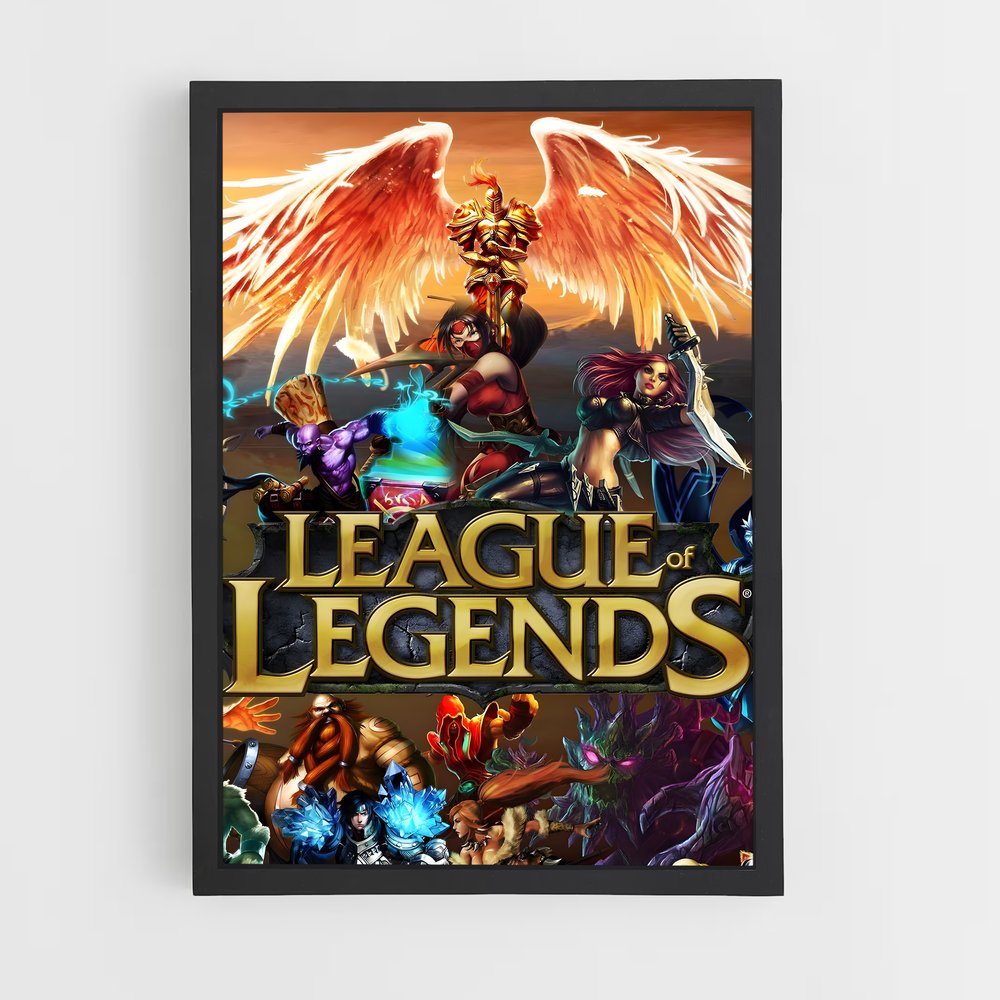 Poster Skin League of Legends (vue 2)