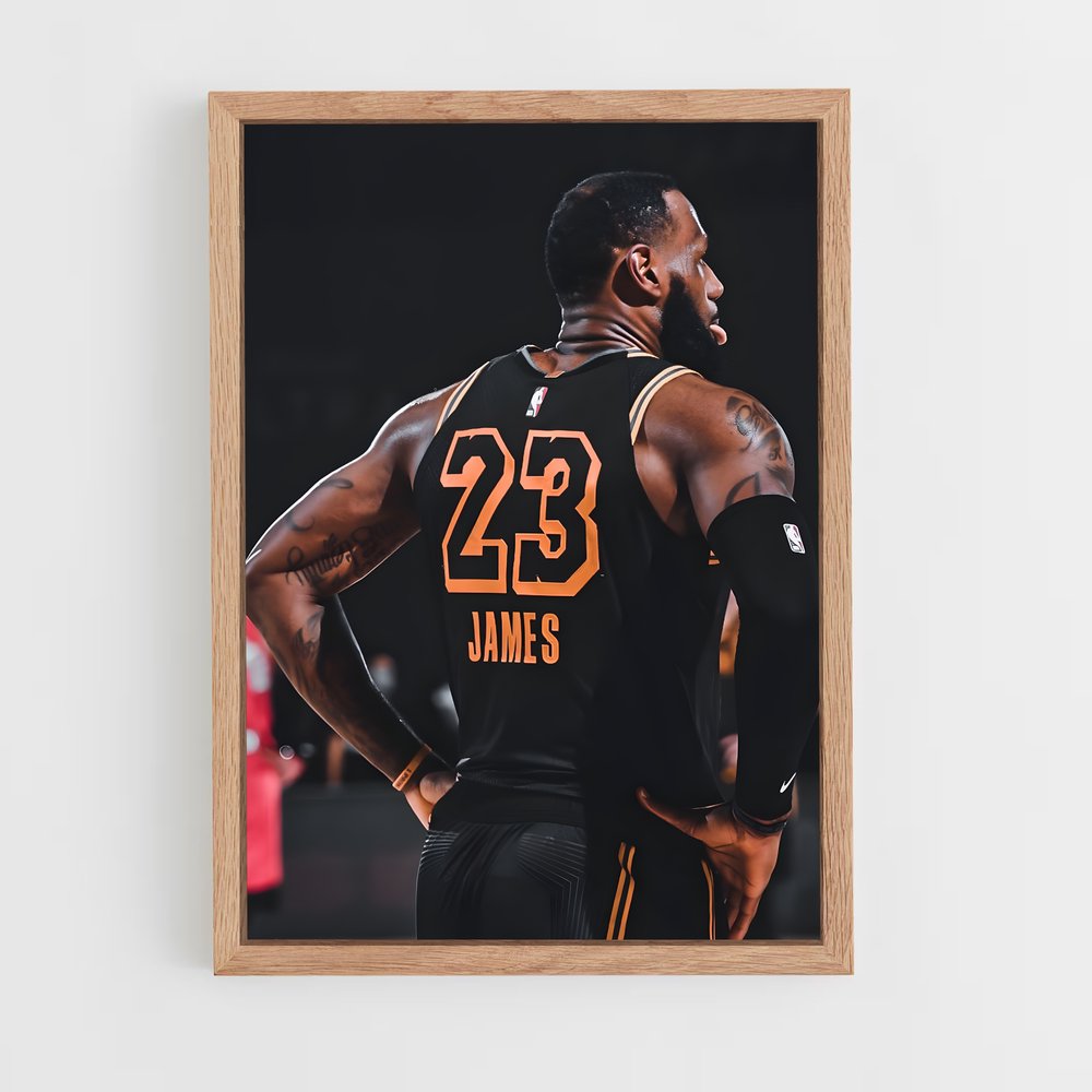 Poster James – affiche Basketball (vue 4)