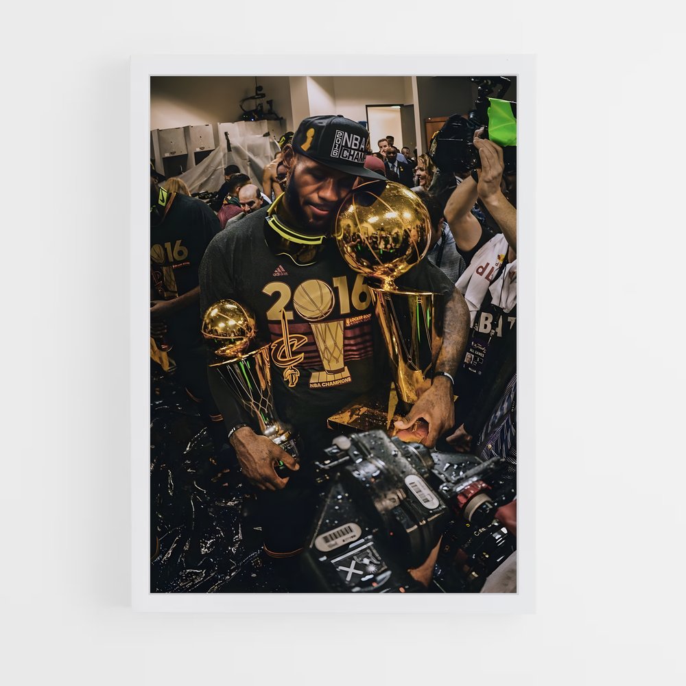 Poster Lebron James Champion – affiche Basketball (vue 3)