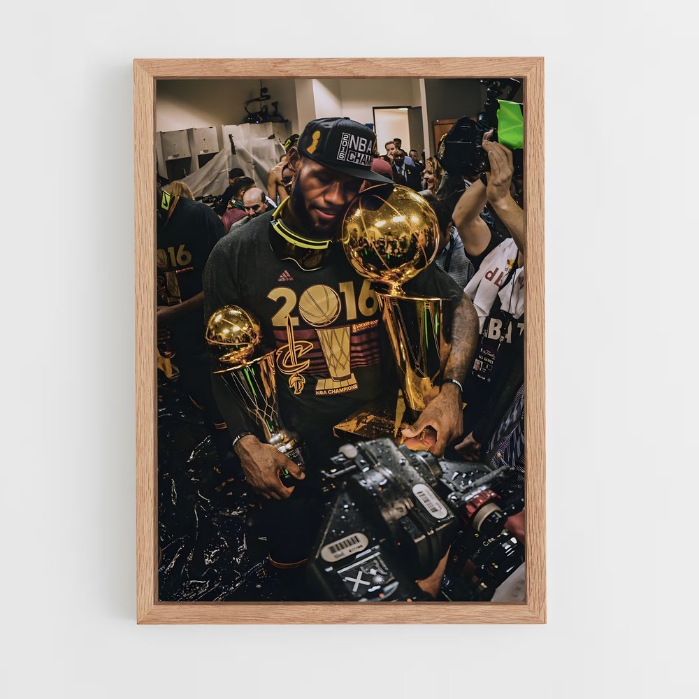 Poster Lebron James Champion – affiche Basketball (vue 4)