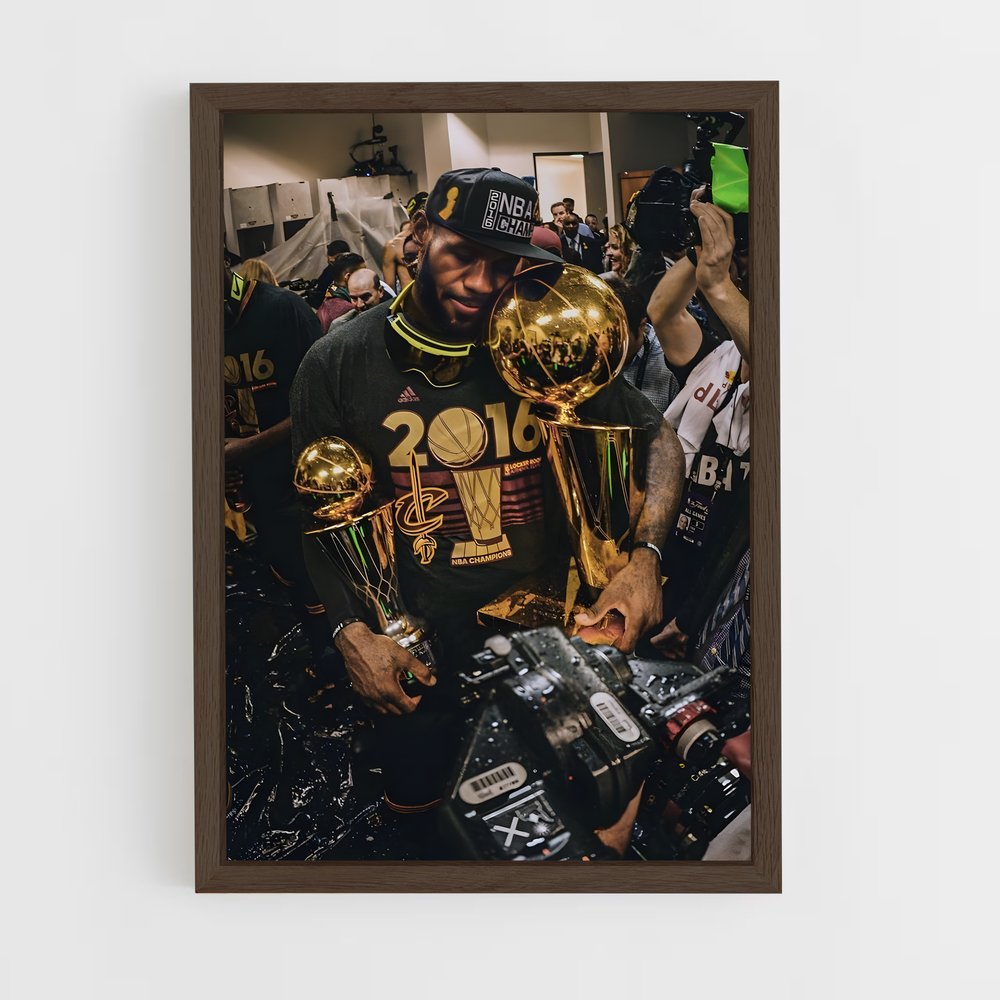 Poster Lebron James Champion – affiche Basketball (vue 5)