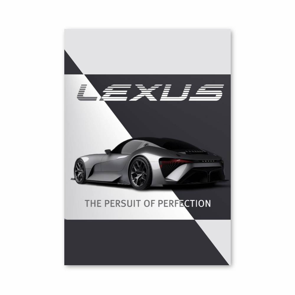 Poster Vision de Perfection – affiche Lexus