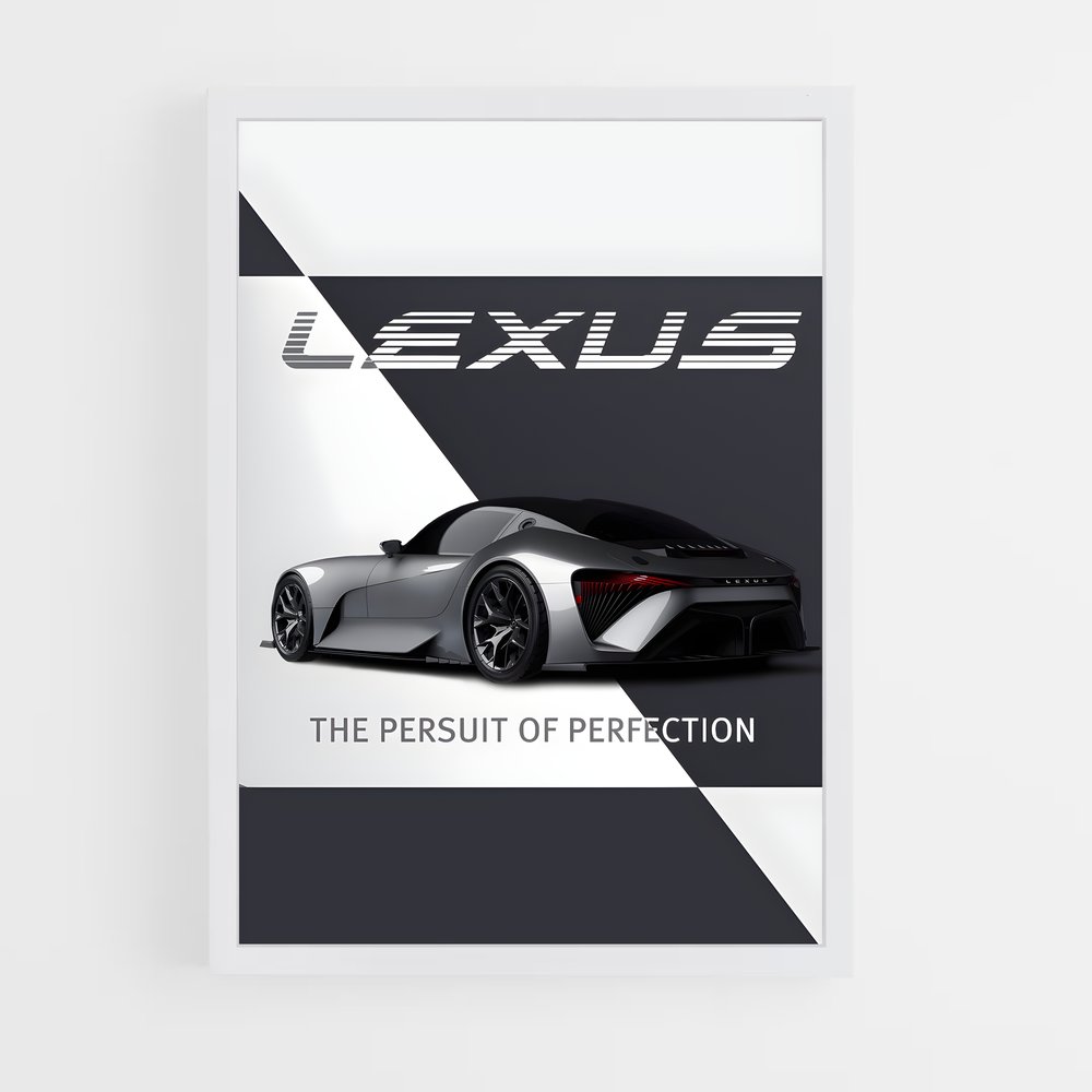 Poster Vision de Perfection – affiche Lexus (vue 3)