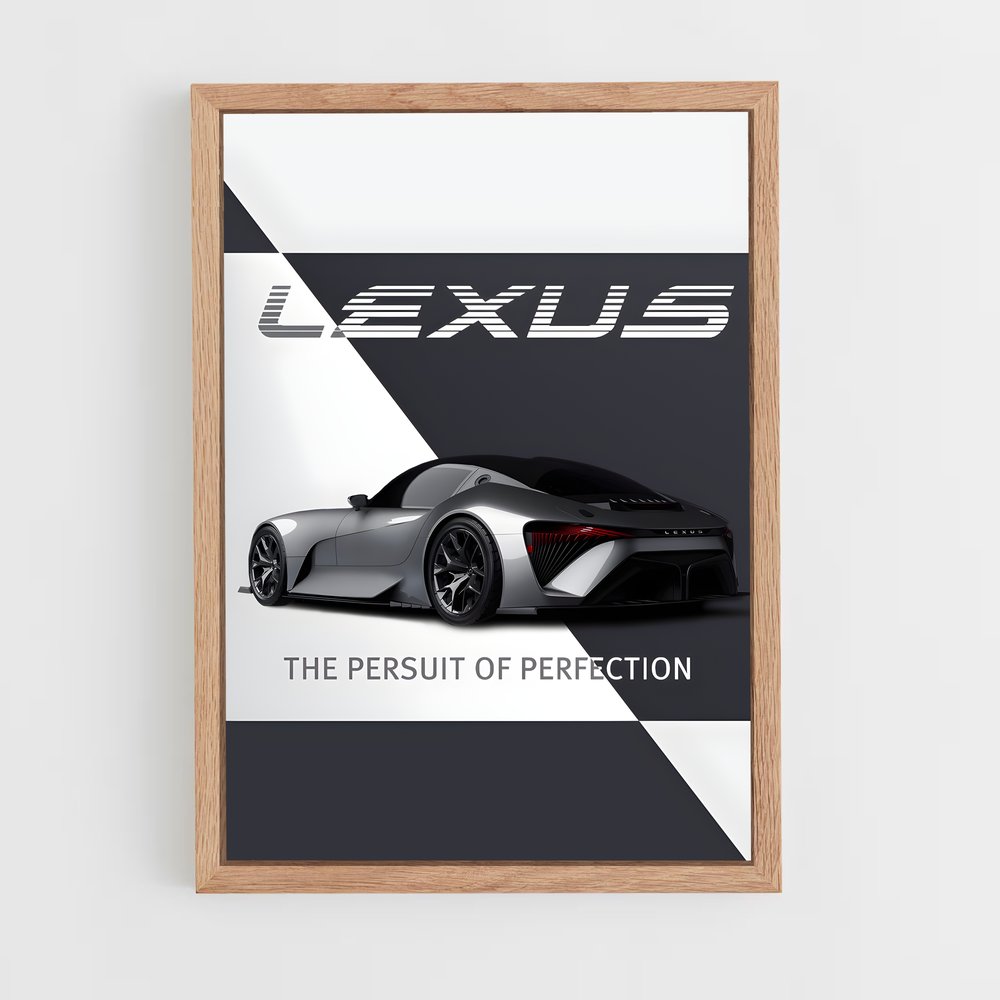 Poster Vision de Perfection – affiche Lexus (vue 4)