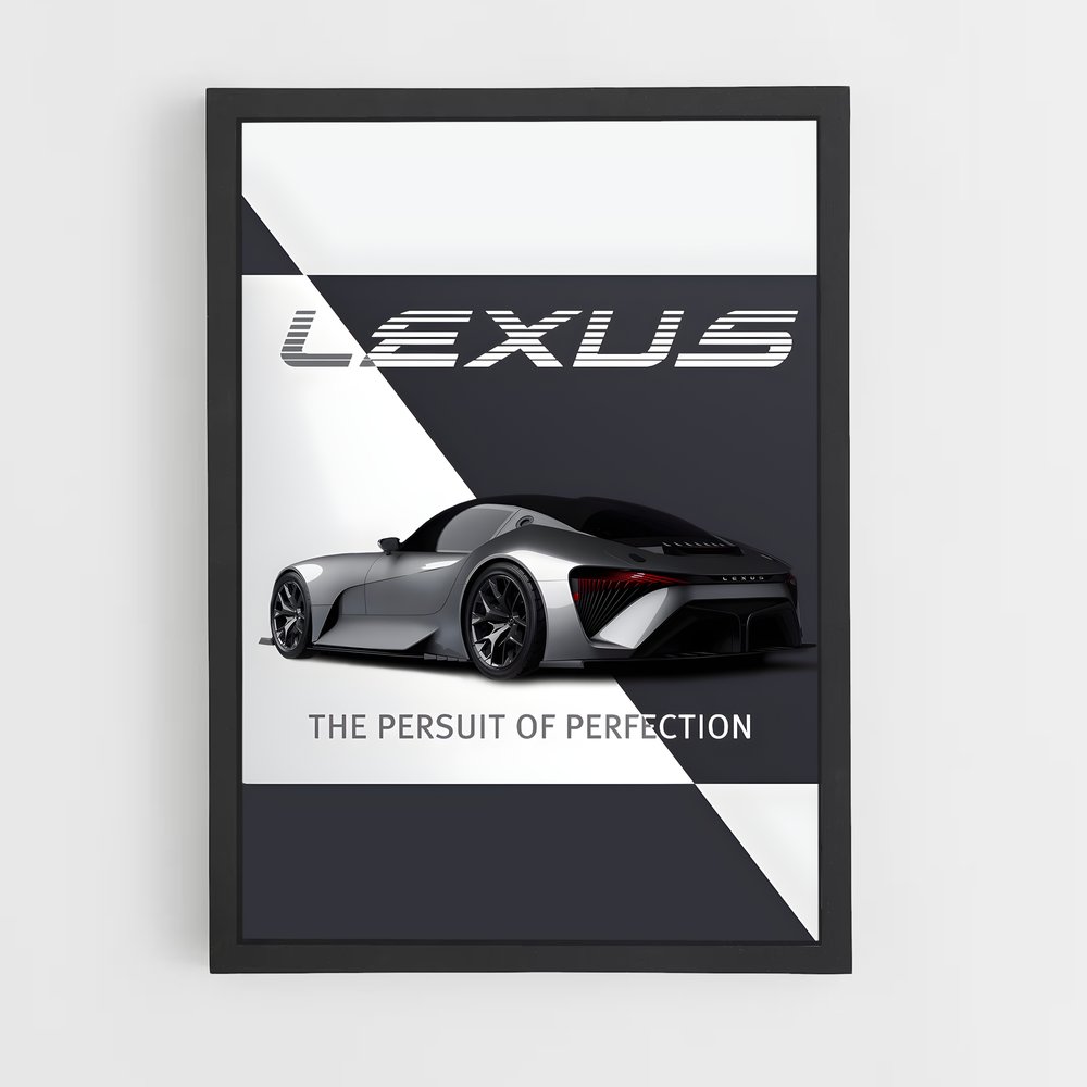 Poster Vision de Perfection – affiche Lexus (vue 2)