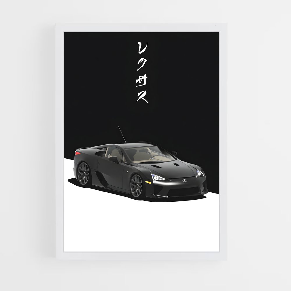 Poster Futuristic Elegance – affiche Lexus (vue 3)