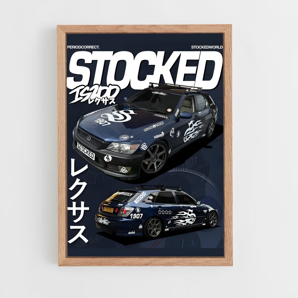 Poster Vitesse Lexus (vue 4)