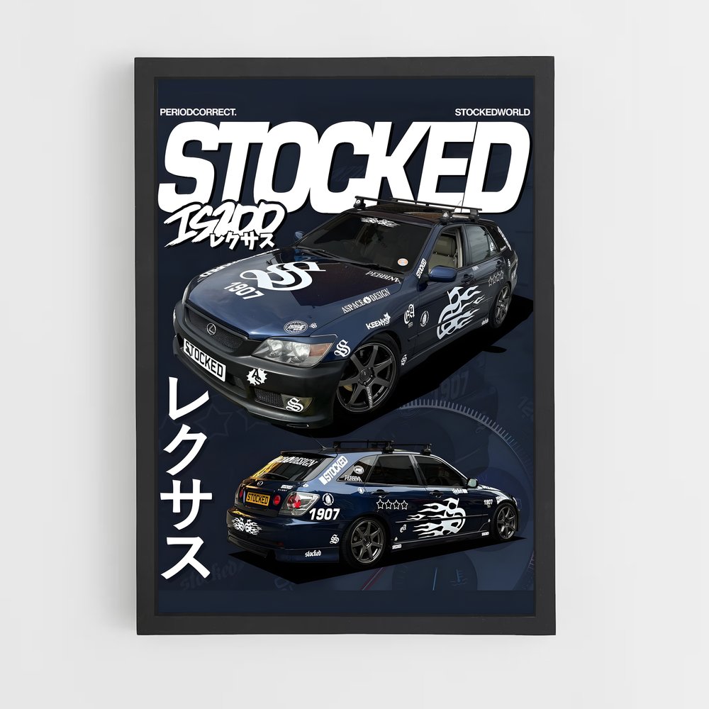 Poster Vitesse Lexus (vue 2)