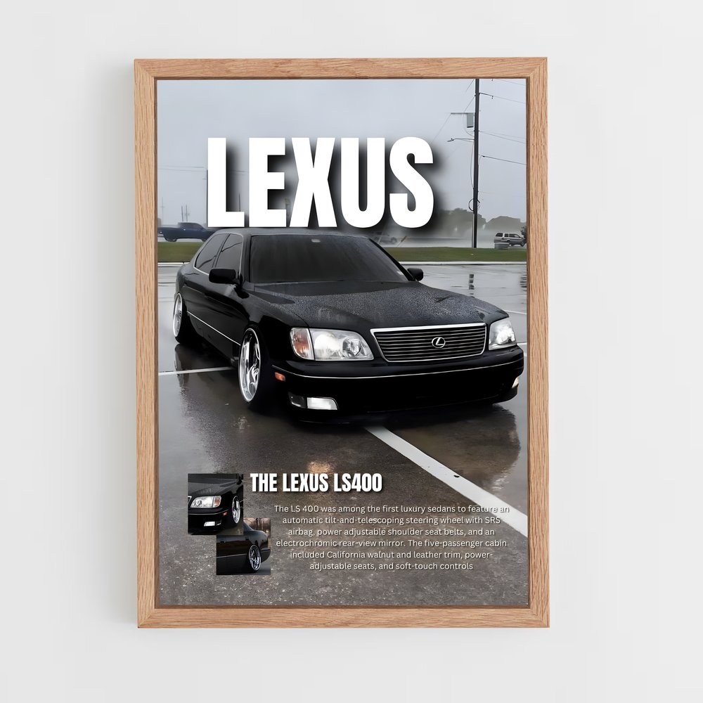 Poster Élégance Lexus (vue 4)