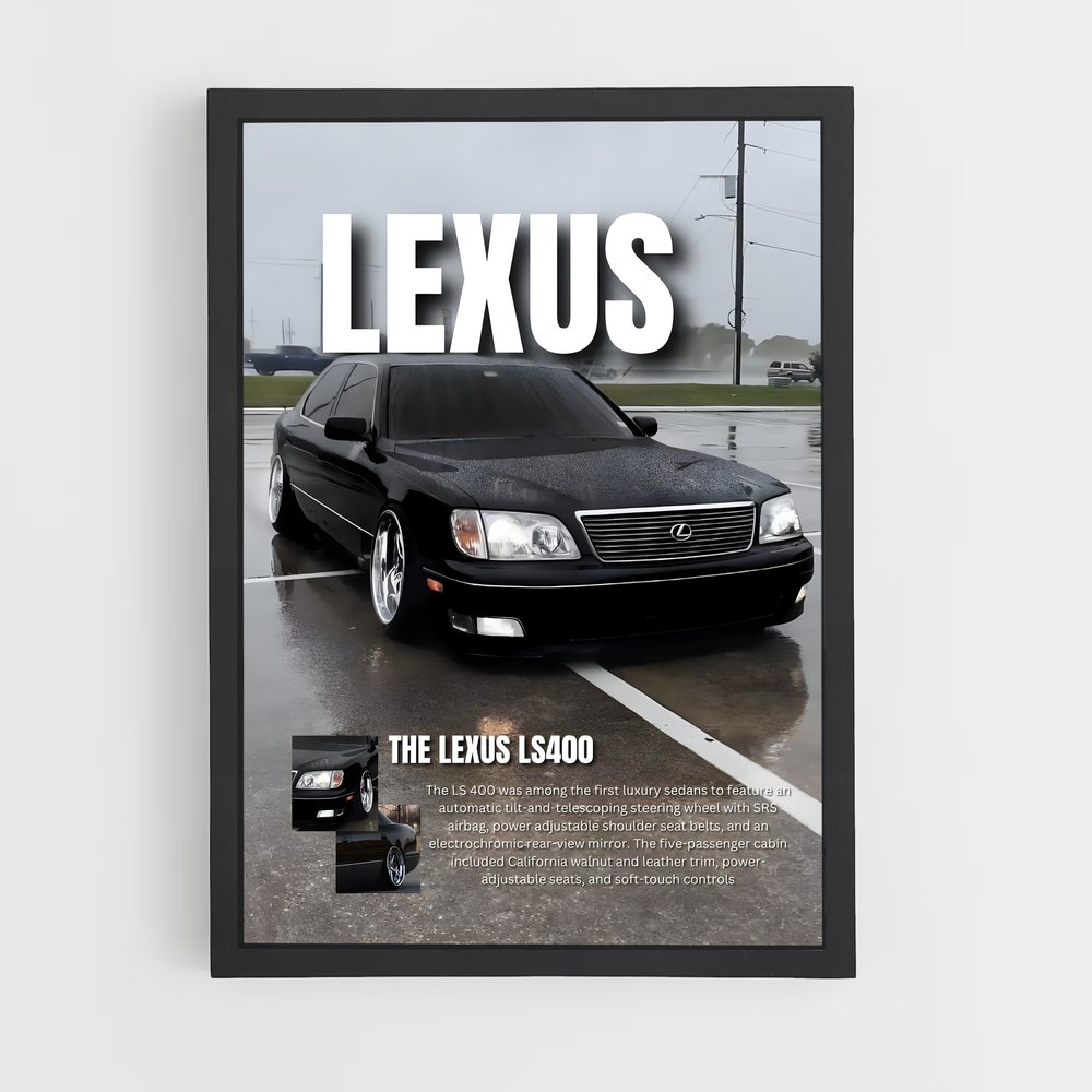 Poster Élégance Lexus (vue 2)
