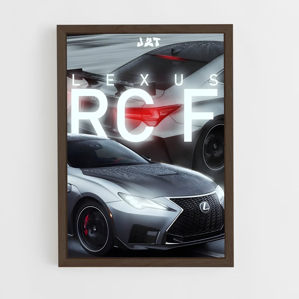 Poster Vitesse Lexus RC F (vue 5)