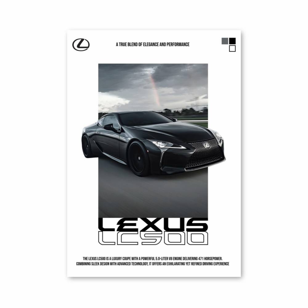 Poster Élégance LC500