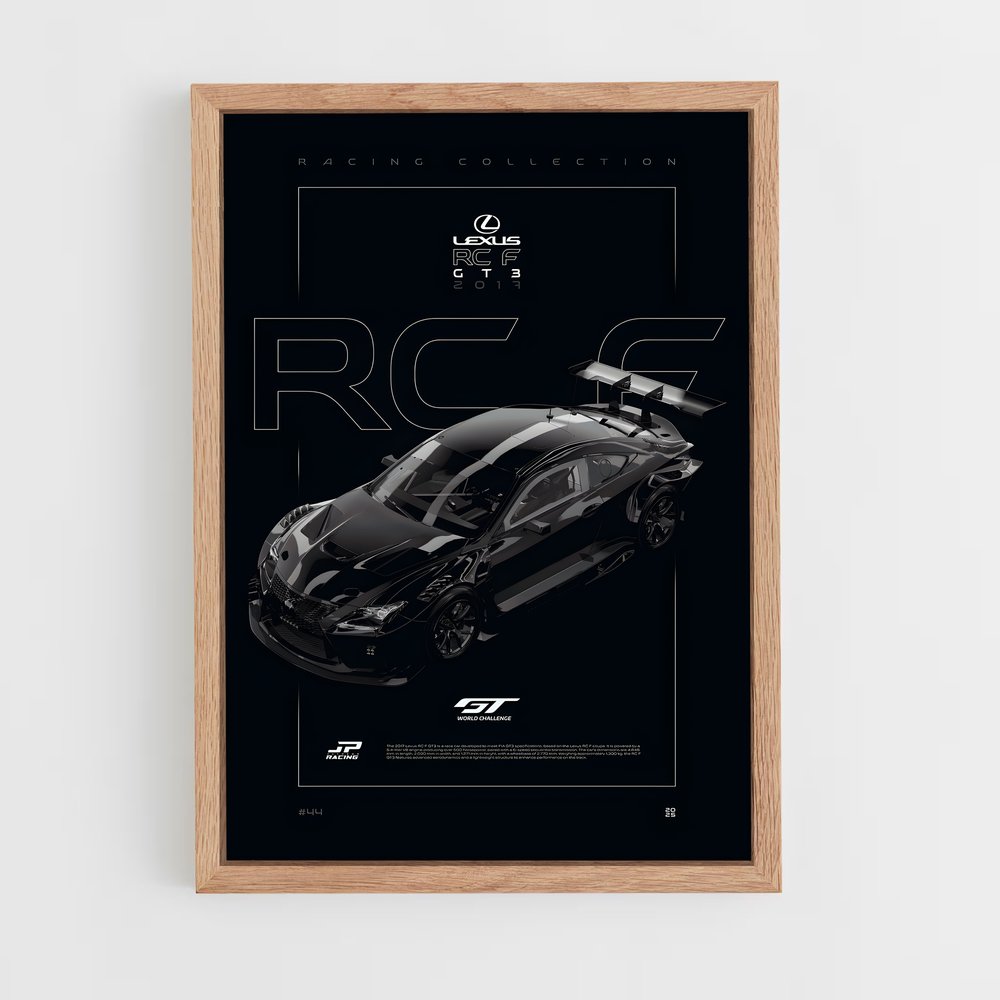 Poster Racing RC F – affiche Lexus (vue 4)