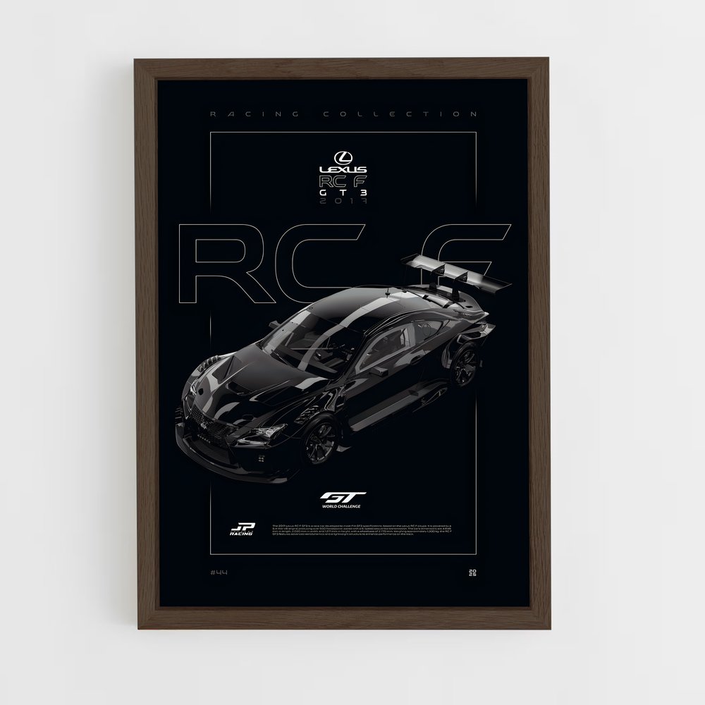 Poster Racing RC F – affiche Lexus (vue 5)