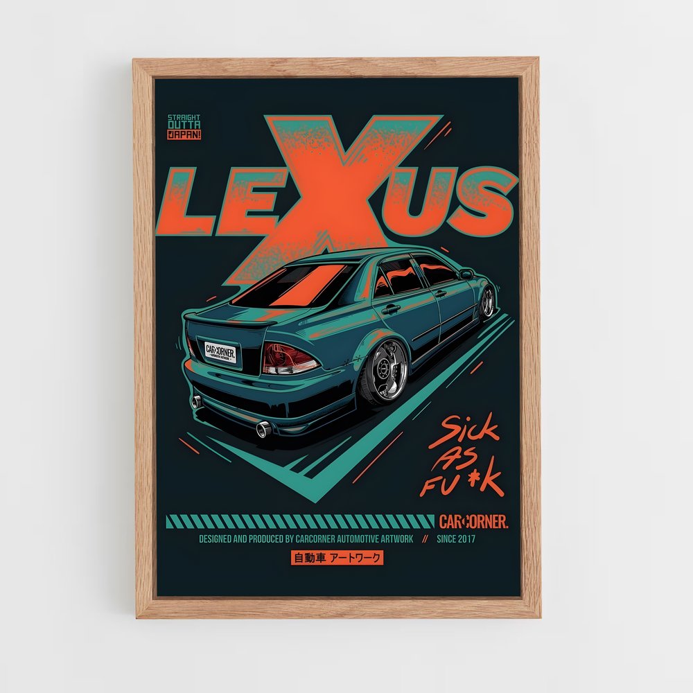 Poster Automotion – affiche Lexus (vue 4)
