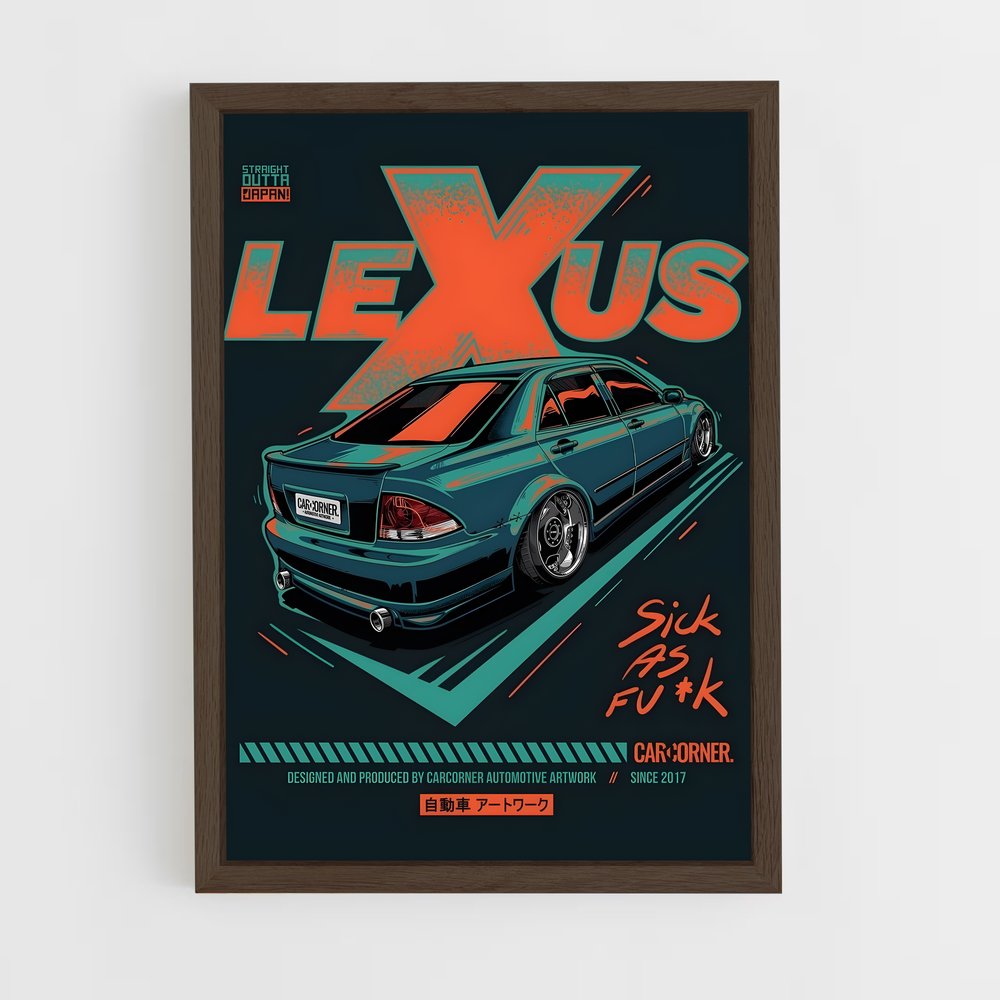 Poster Automotion – affiche Lexus (vue 5)
