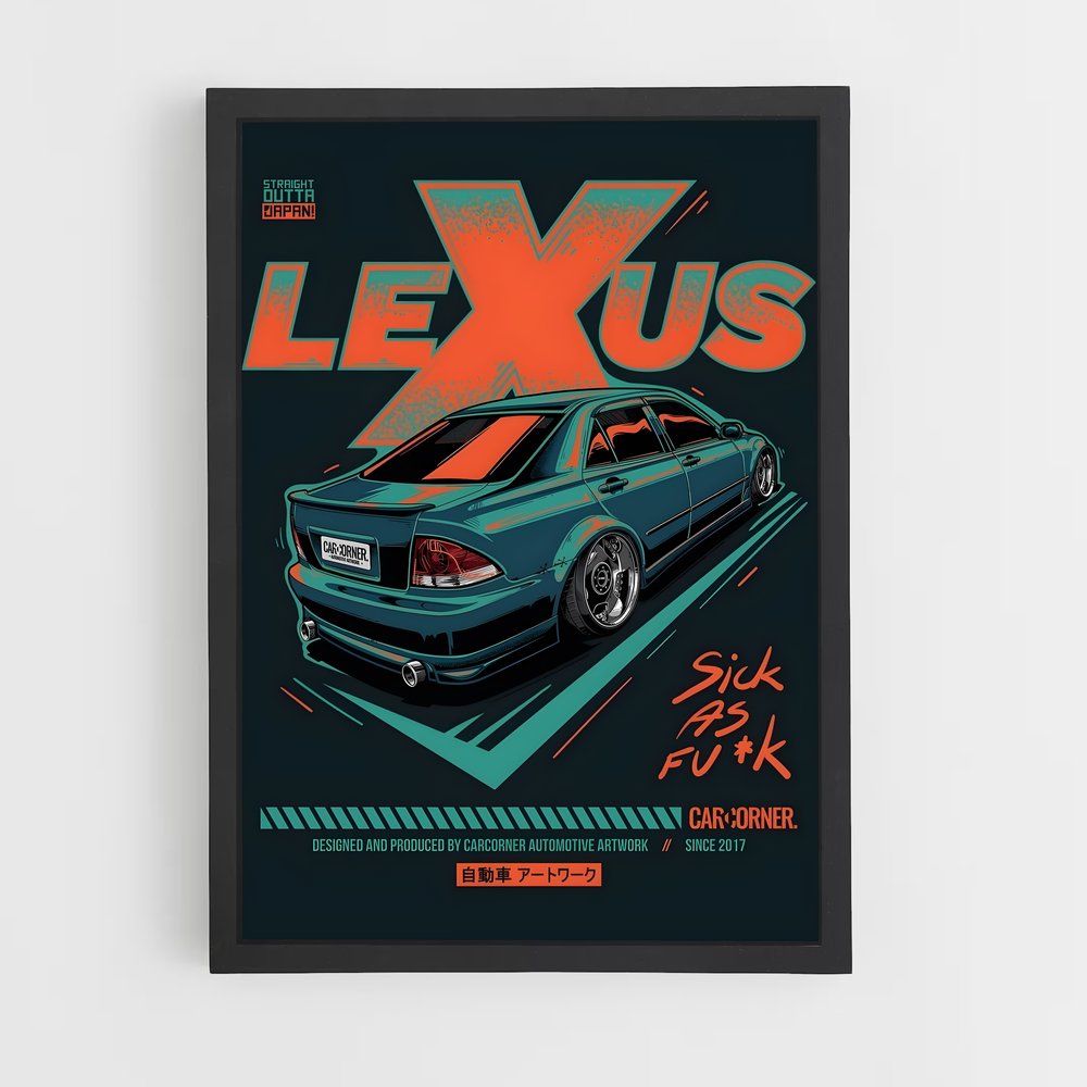 Poster Automotion – affiche Lexus (vue 2)