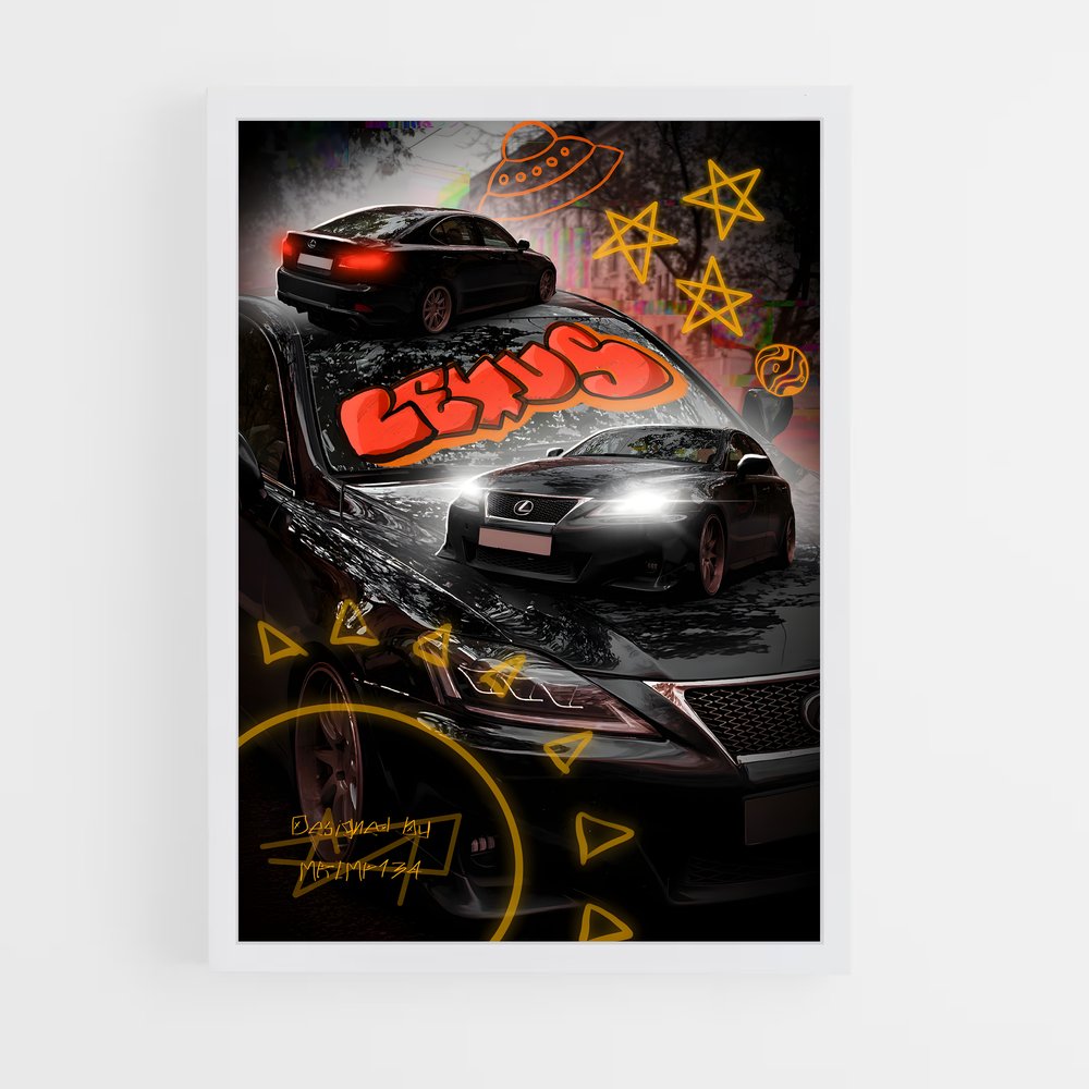 Poster Cosmic Ride – affiche Lexus (vue 3)