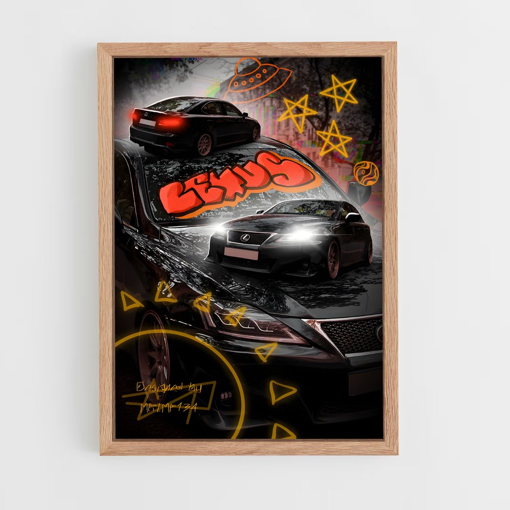 Poster Cosmic Ride – affiche Lexus (vue 4)