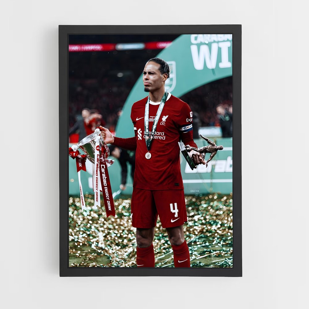 Poster Liverpool FC Victoire – affiche Football (vue 2)