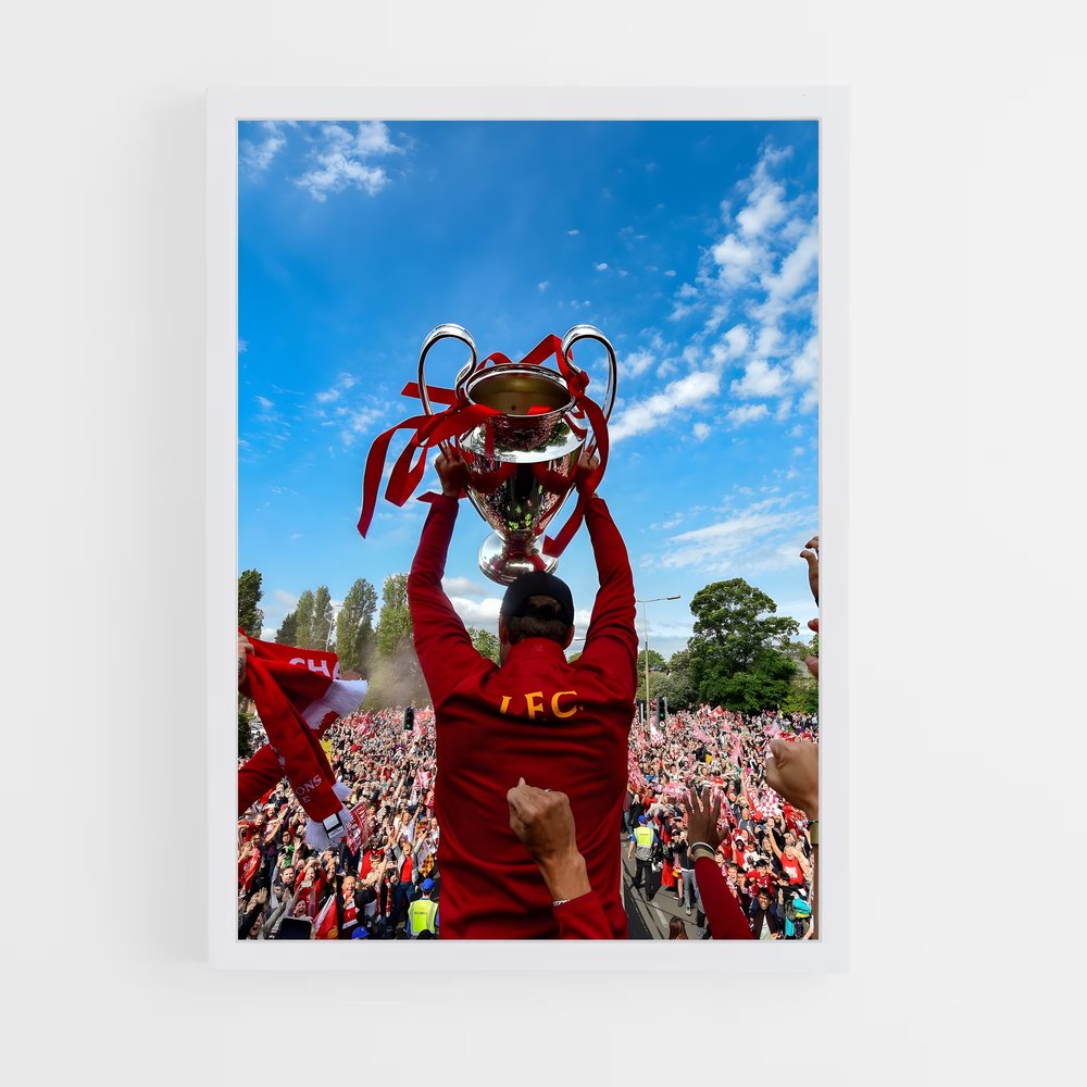 Poster Coupe Liverpool FC – affiche Football (vue 3)