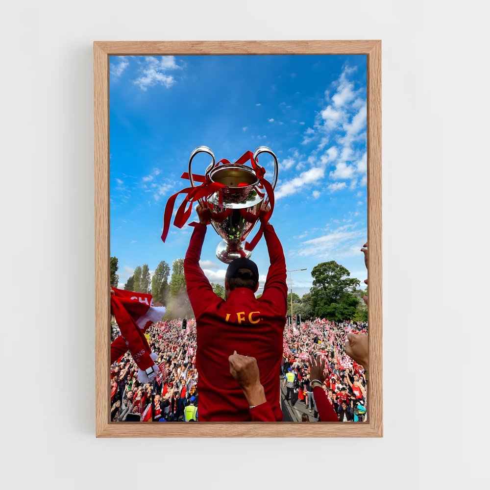 Poster Coupe Liverpool FC – affiche Football (vue 4)