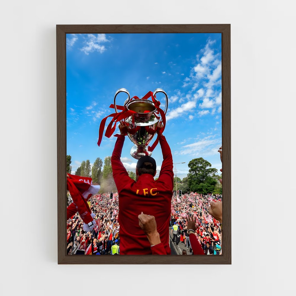 Poster Coupe Liverpool FC – affiche Football (vue 5)