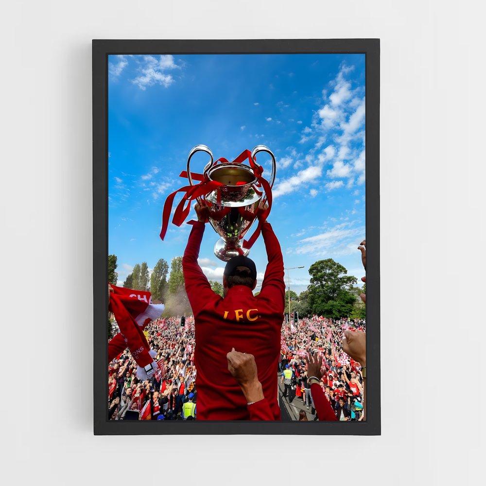 Poster Coupe Liverpool FC – affiche Football (vue 2)