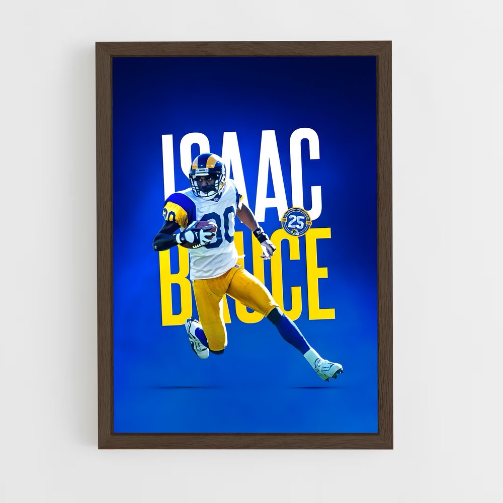 Poster Isaac Bruce Rams – affiche Football US (vue 5)