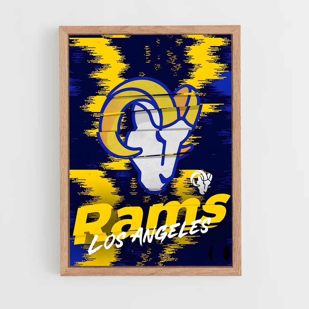 Poster Rams Los Angeles – affiche Football US (vue 4)