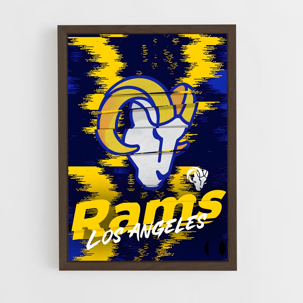 Poster Rams Los Angeles – affiche Football US (vue 5)