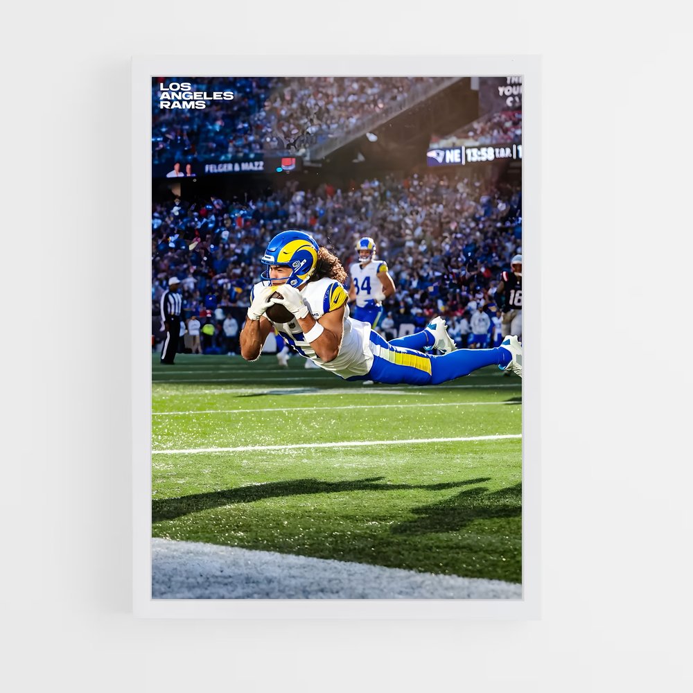 Poster Dive of Victory – affiche Football US (vue 3)
