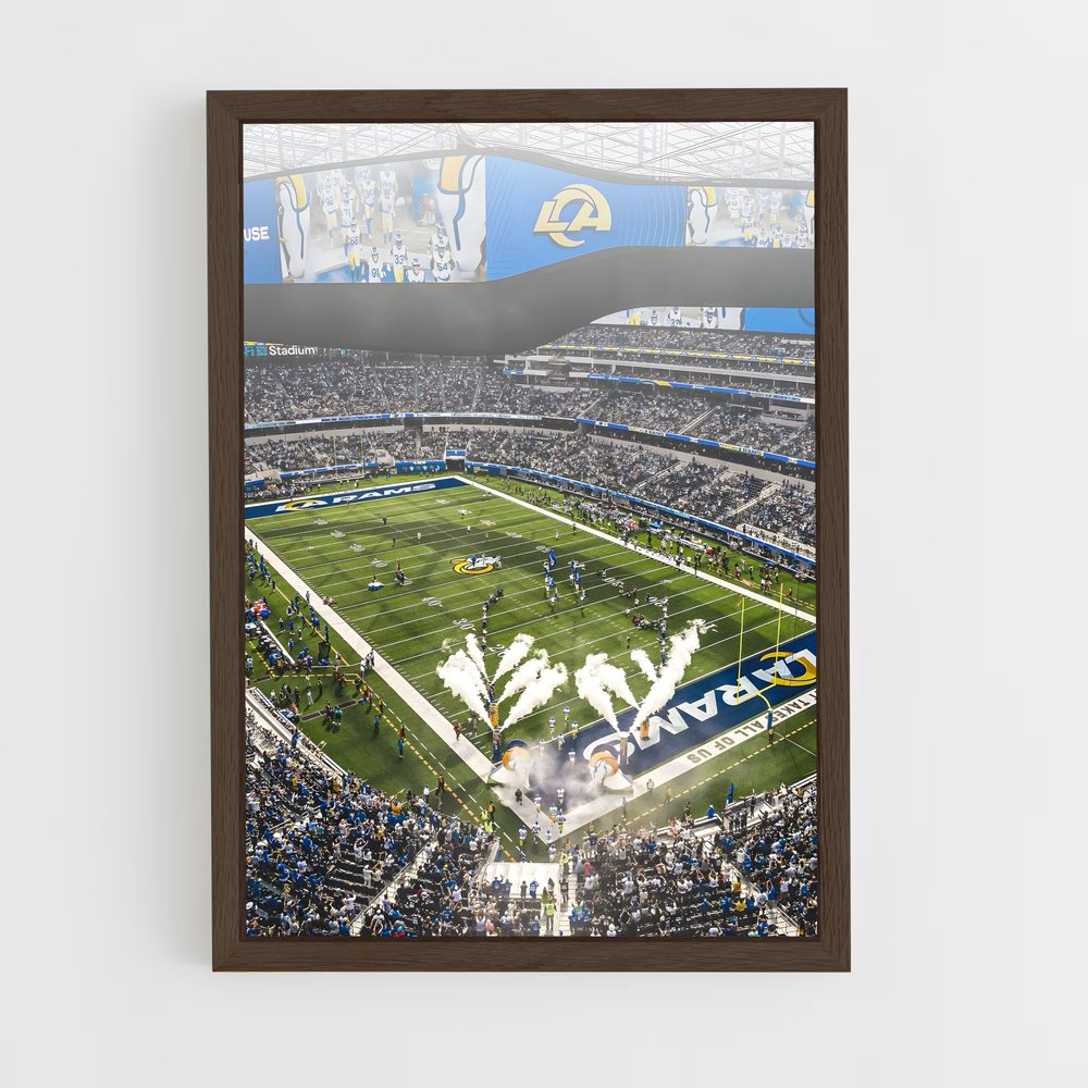 Poster Game Day Rams – affiche Football US (vue 5)