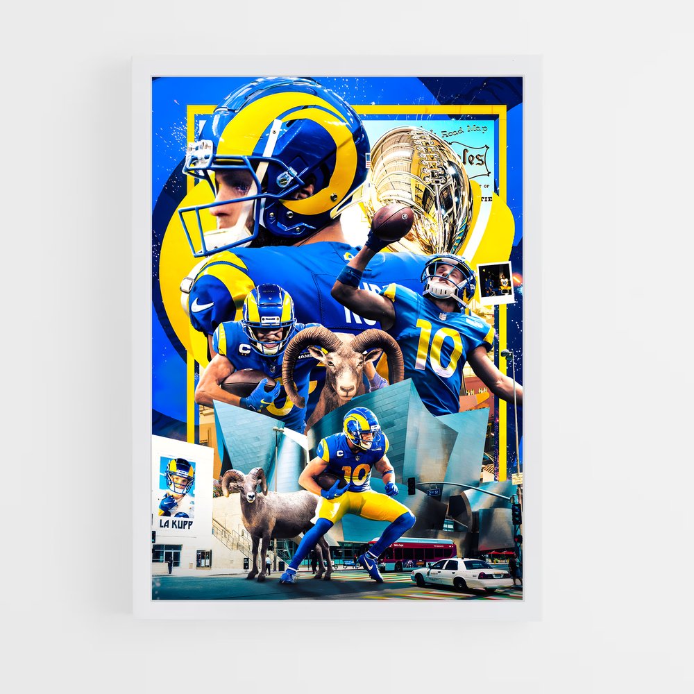 Poster Rams Victory – affiche Football US (vue 3)