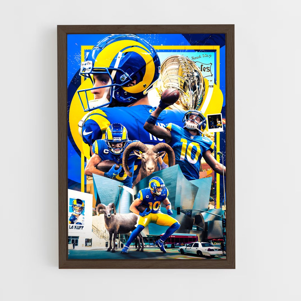 Poster Rams Victory – affiche Football US (vue 5)