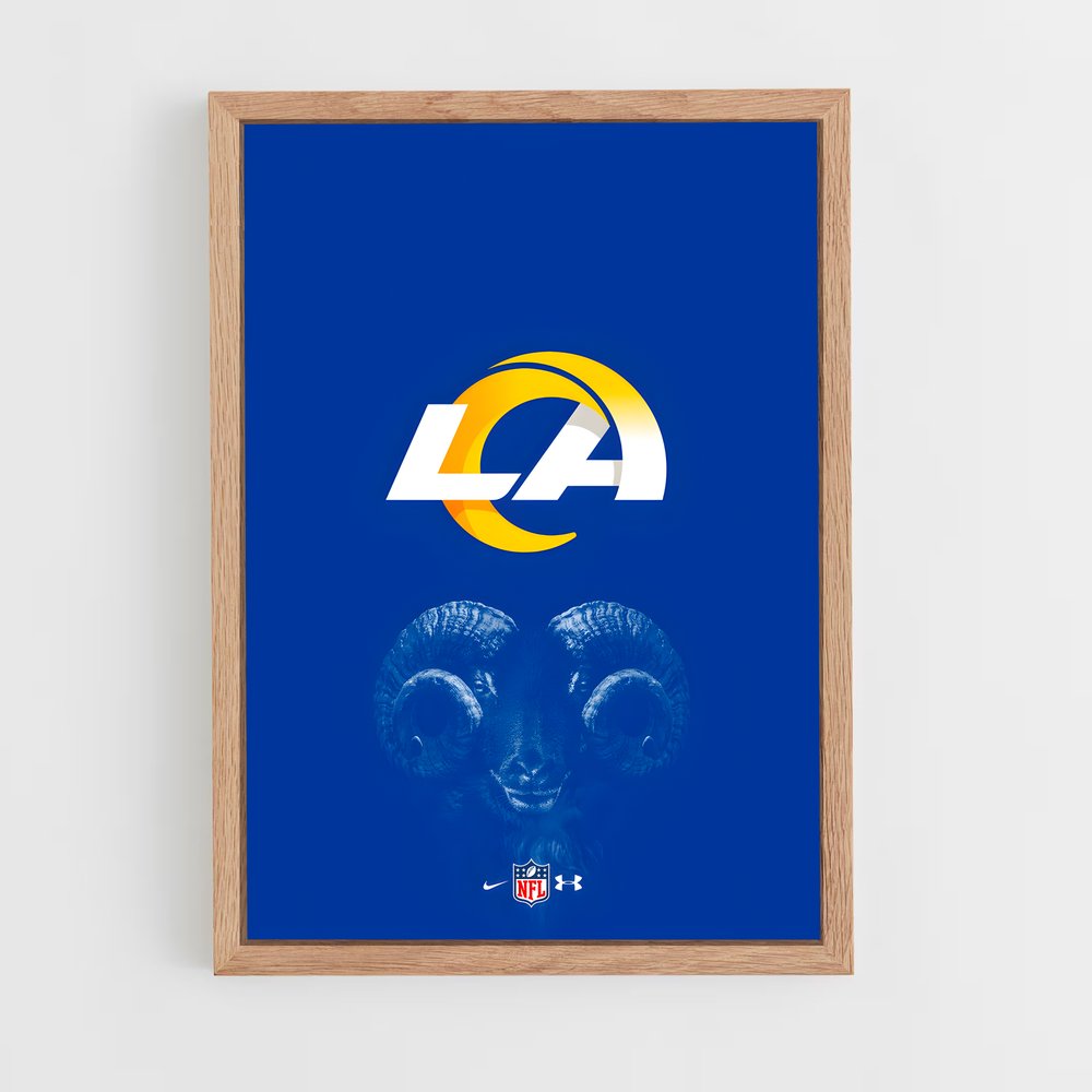 Poster Rams Spirit – affiche Football US (vue 4)