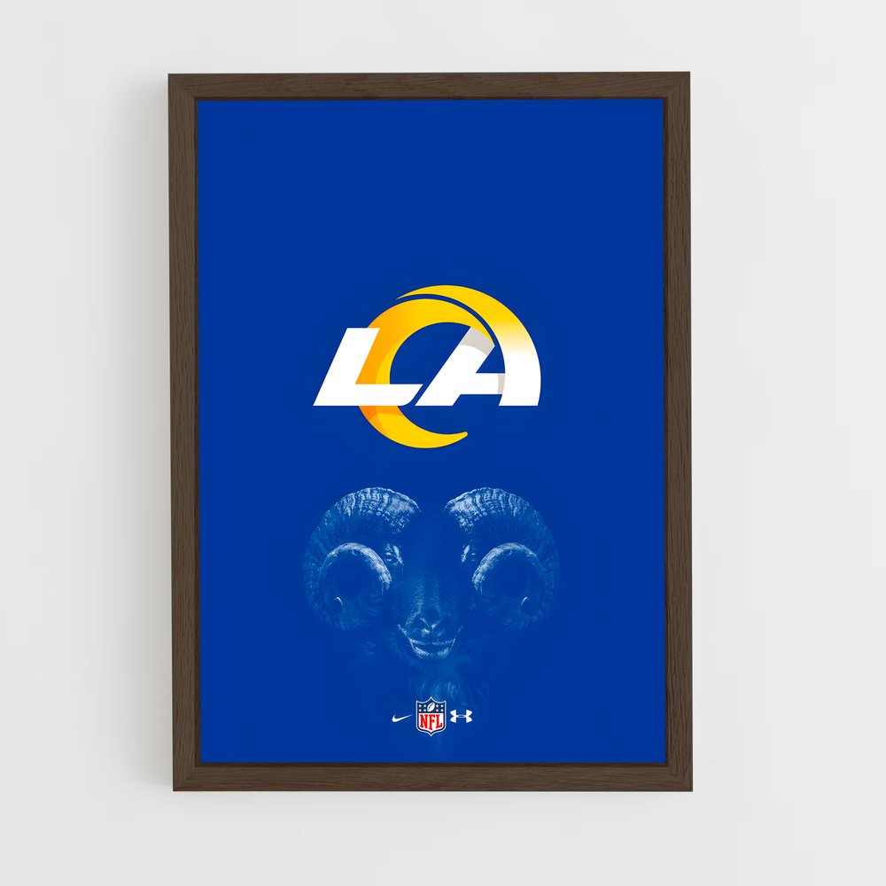 Poster Rams Spirit – affiche Football US (vue 5)
