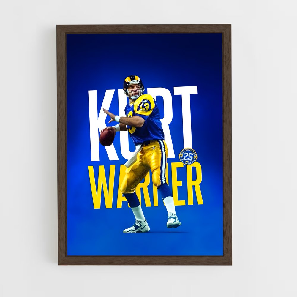 Poster Kurt Warner Rams – affiche Football US (vue 5)