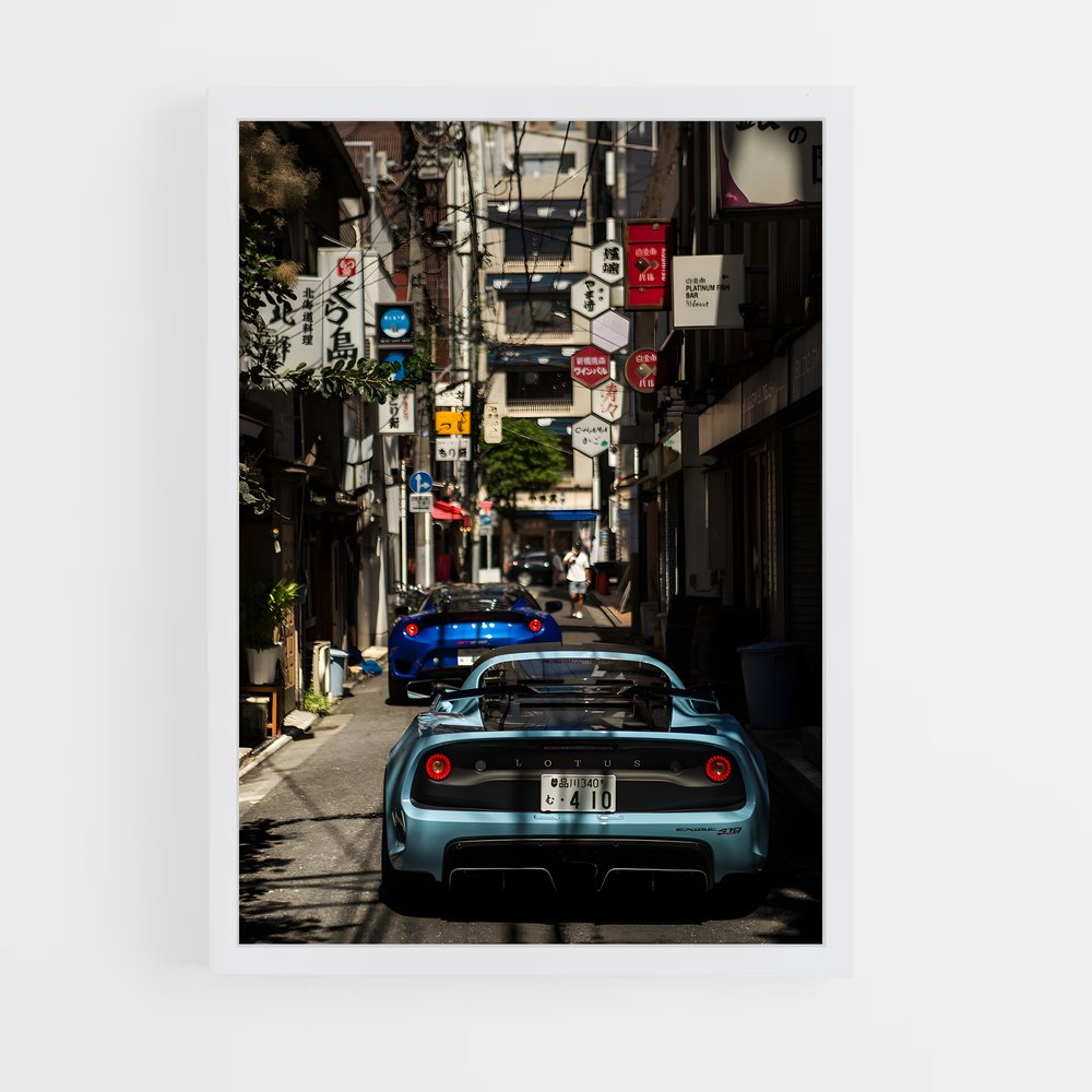 Poster Urban Speed – affiche Lotus (vue 3)