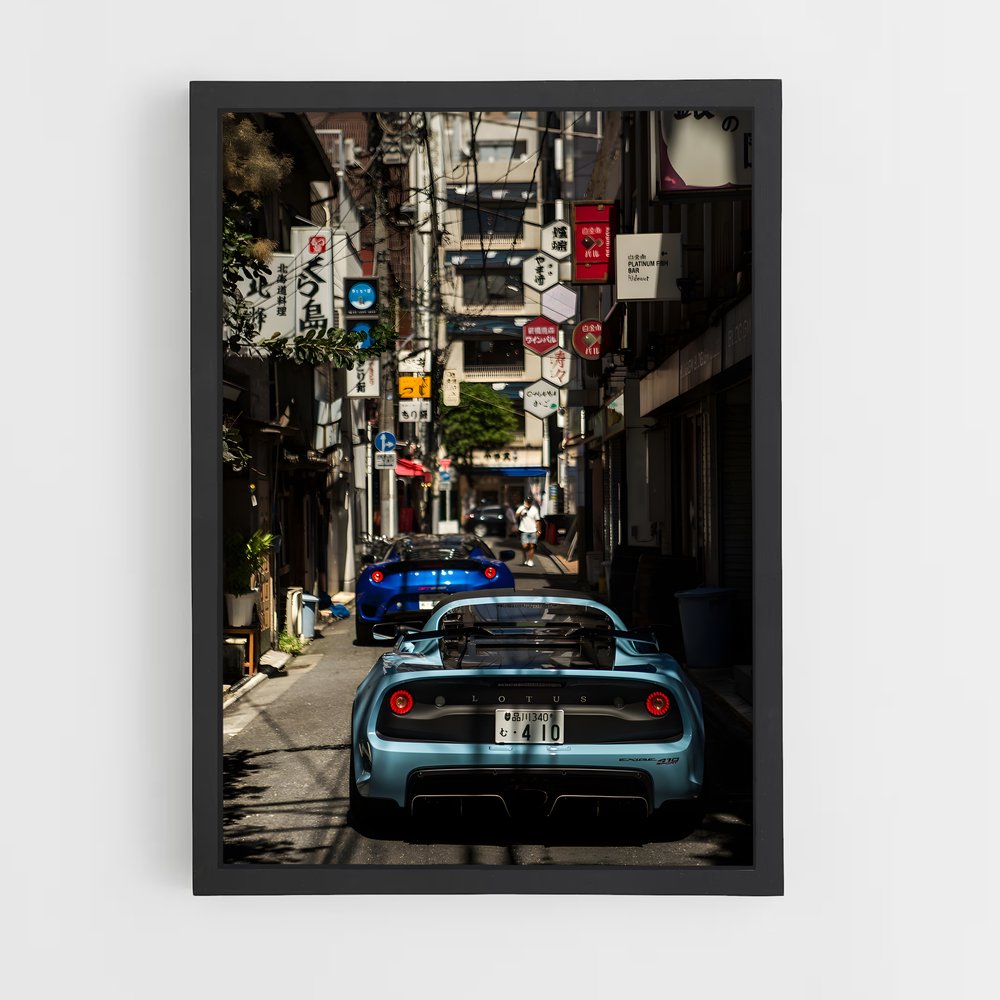 Poster Urban Speed – affiche Lotus (vue 2)