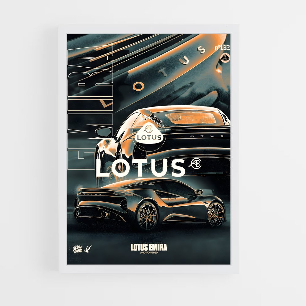 Poster Emira Drive – affiche Lotus (vue 3)