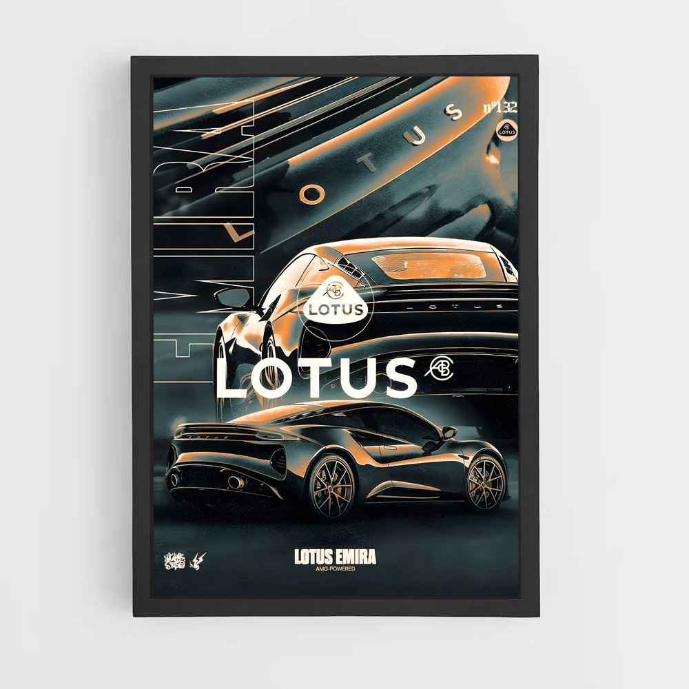 Poster Emira Drive – affiche Lotus (vue 2)