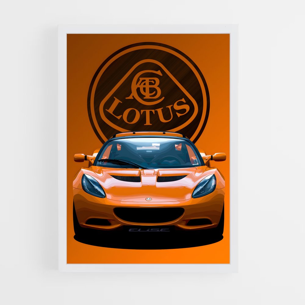 Poster Élan Lotus (vue 3)
