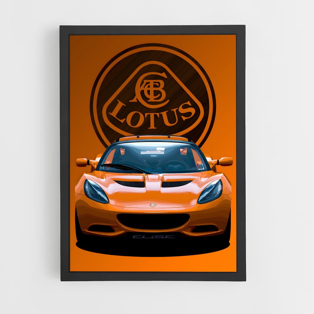 Poster Élan Lotus (vue 2)