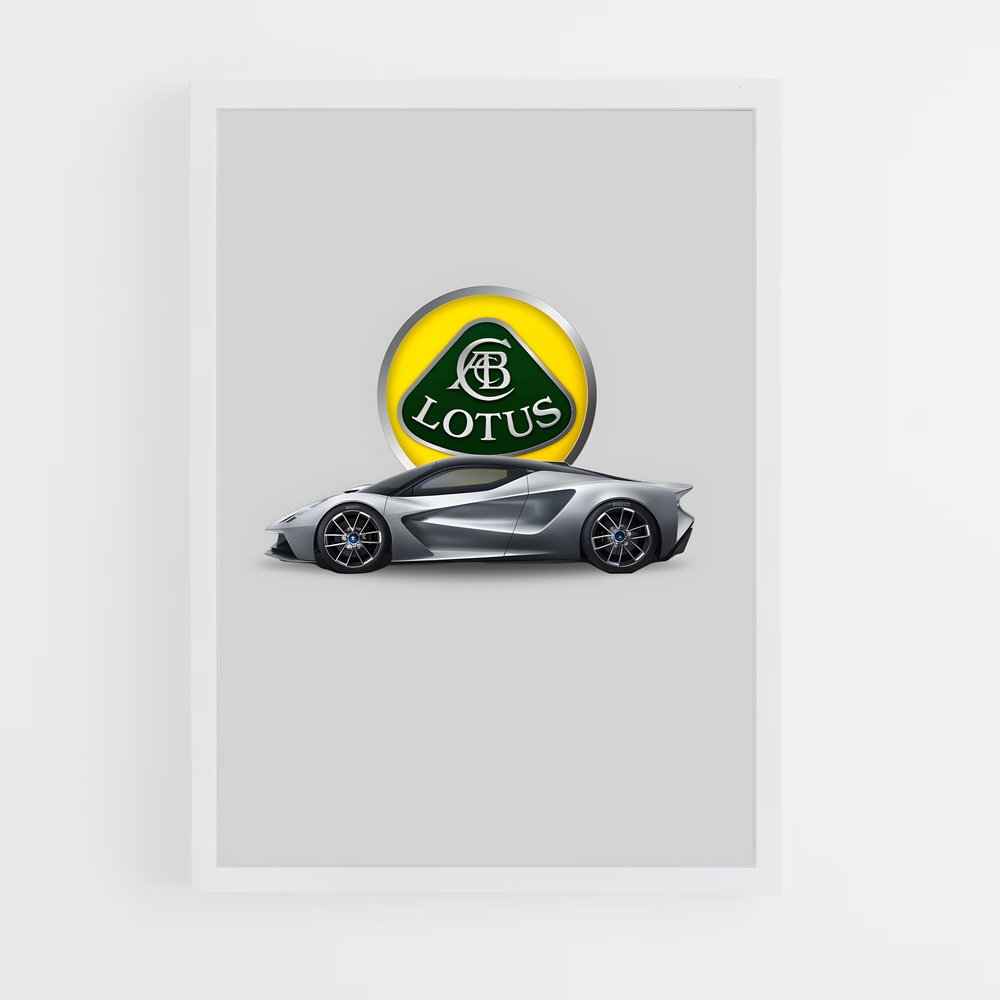 Poster Hypercar Lotus (vue 3)