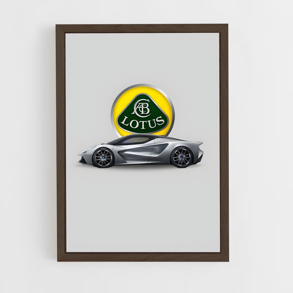 Poster Hypercar Lotus (vue 5)